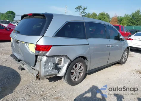 2014 Honda Odyssey Ex-L z USA, uszkodzony, nr VIN 5FNRL5H66EB136355